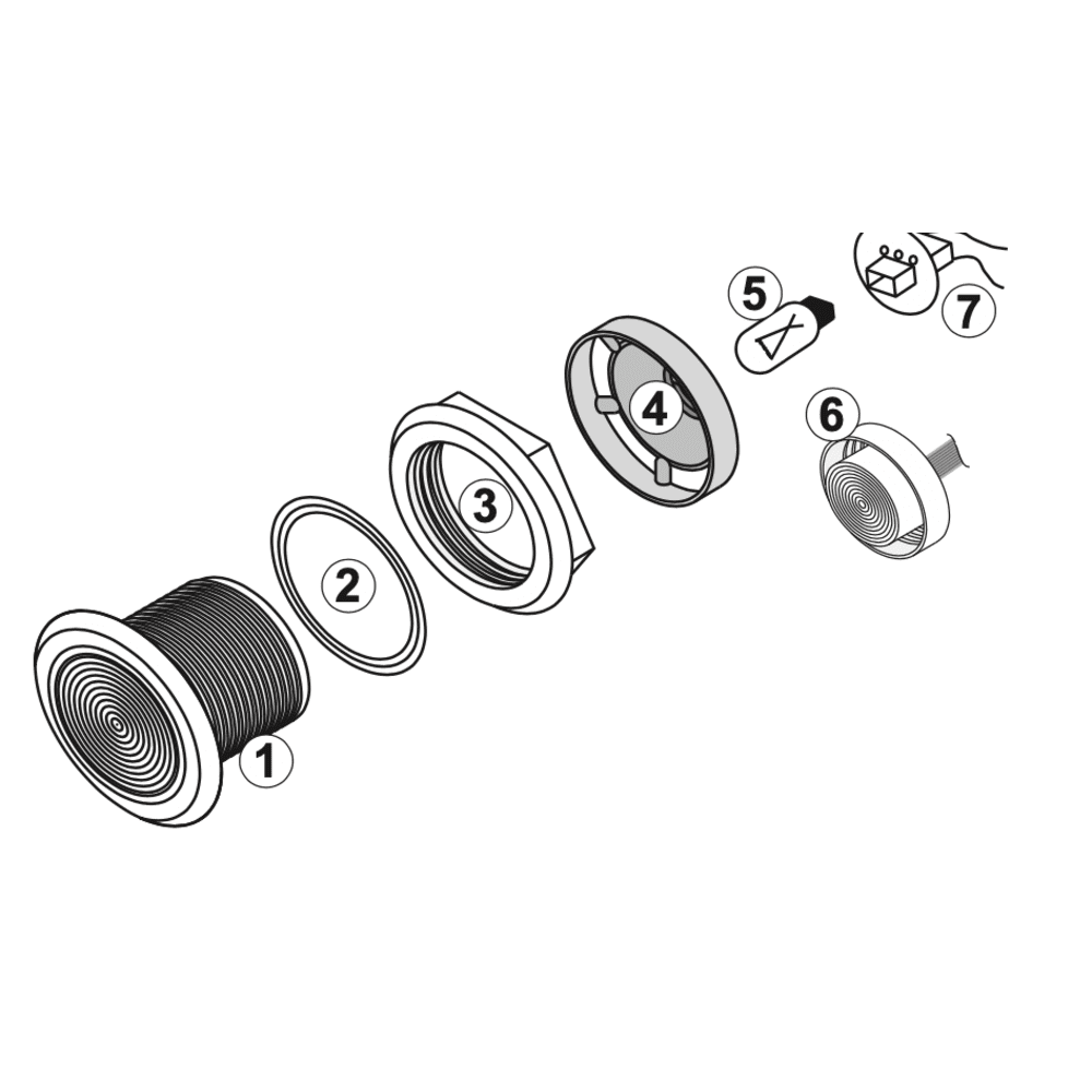 Light: LED 3" Daisy – Jacuzzi J - 200 Series (2007–2011) - Hot Tub Store