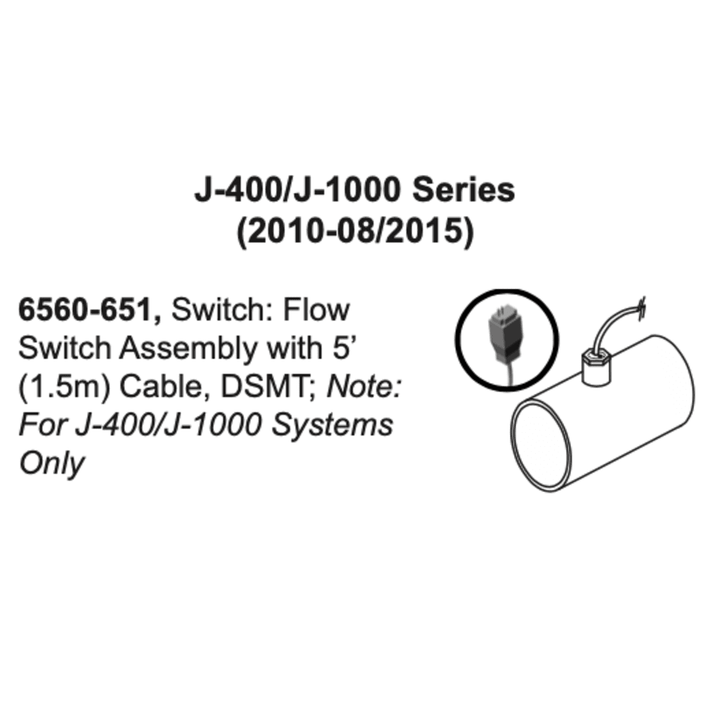 Sensor: Flow Switch – Jacuzzi J - 400/J - 1000 Series (2010–08/2015) - Hot Tub Store