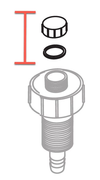 Valve: Cap with Gasket – Jacuzzi J - LX/J - 500/J - 400/J - 300/J - 200 Series (2015–Present) - Hot Tub Store