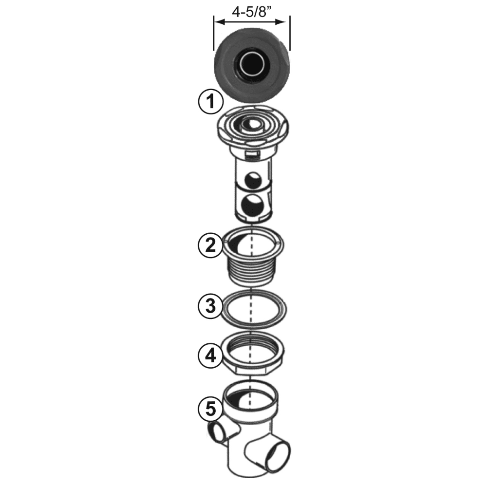 Valve: Nut – Jacuzzi J - 210 and Redondo Models (2003–2004, 2005+) - Hot Tub Store