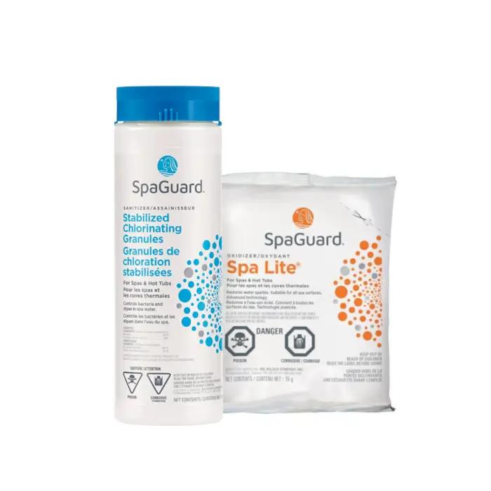 SpaGuard Stabilized Chlorine Granules and Spa Lite Oxidizer for spas