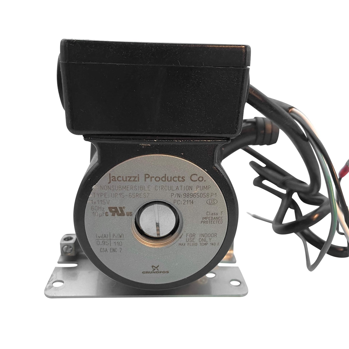Circulation Pump: 120V 60Hz – Jacuzzi J-300 Convertible (2012–2024)