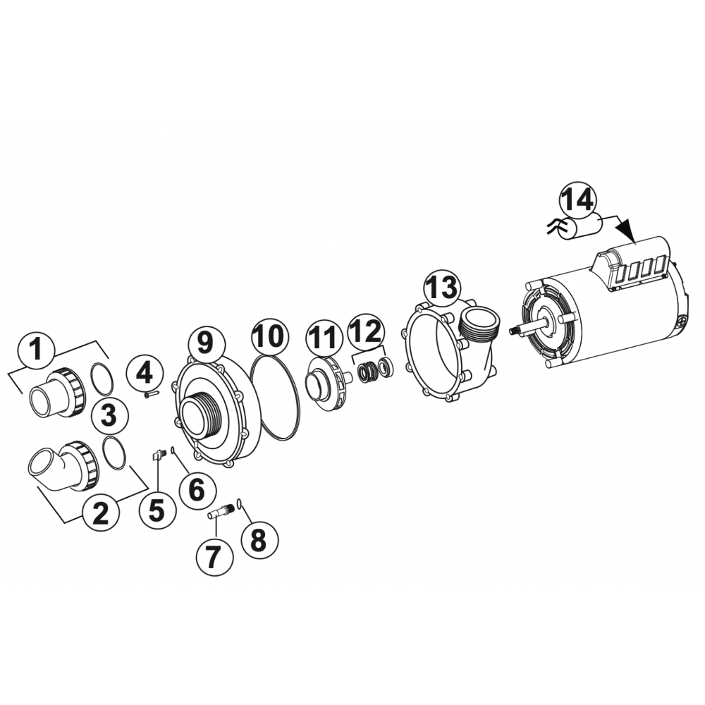 Pump: 2-Speed – Jacuzzi J-LX/J-LXL (2009–Present)