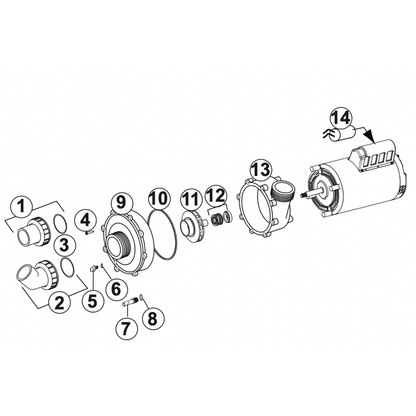 O-Ring: Union – Jacuzzi J-LX/J-LXL/J-500/J-400/J-300/J-200/J-100 (2009–Present)