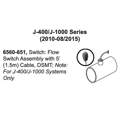 Sensor: Flow Switch – Jacuzzi J-400/J-1000 Series (2010–08/2015)
