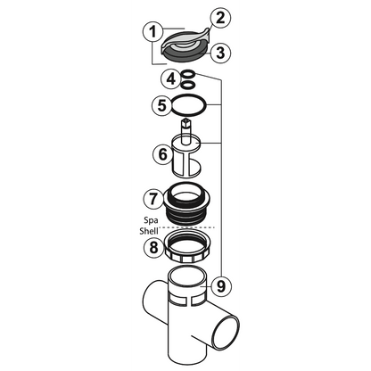 Valve: T-Valve Body Assembly – Jacuzzi J-200 Series (2007–Present)