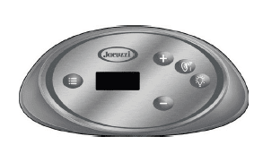 Control Panel: LCD – Jacuzzi J-100 & J-200 (2018–Present)