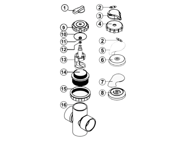 Diverter Valve Assembly: All Sundance/Sweetwater/Del Sol Models (2004 - 2006) - Hot Tub Store