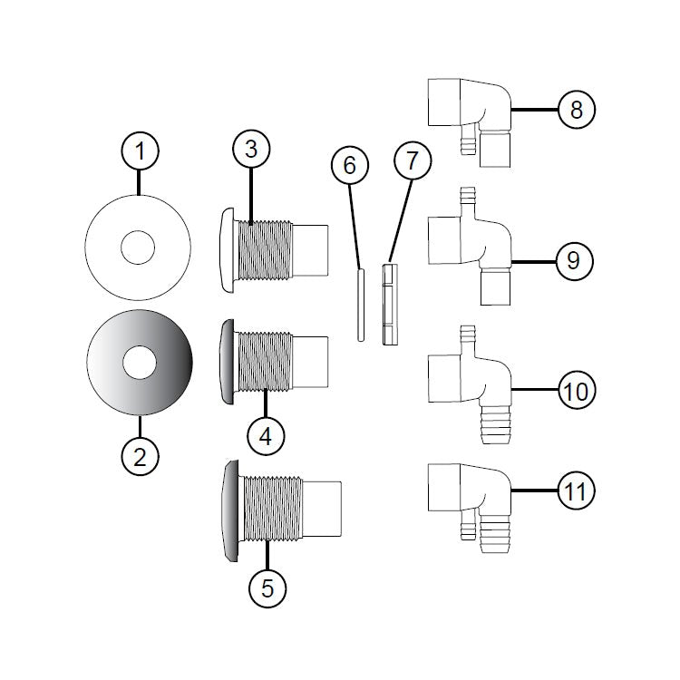 Jet Assemblies: Accu - Pressure Jet for Sundance® Spas - Hot Tub Store