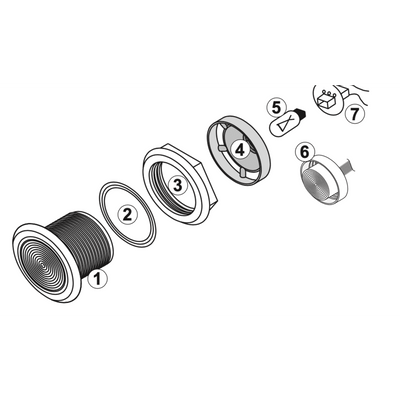 Light: LED 3" Daisy – Jacuzzi J-200 Series (2007–2011)