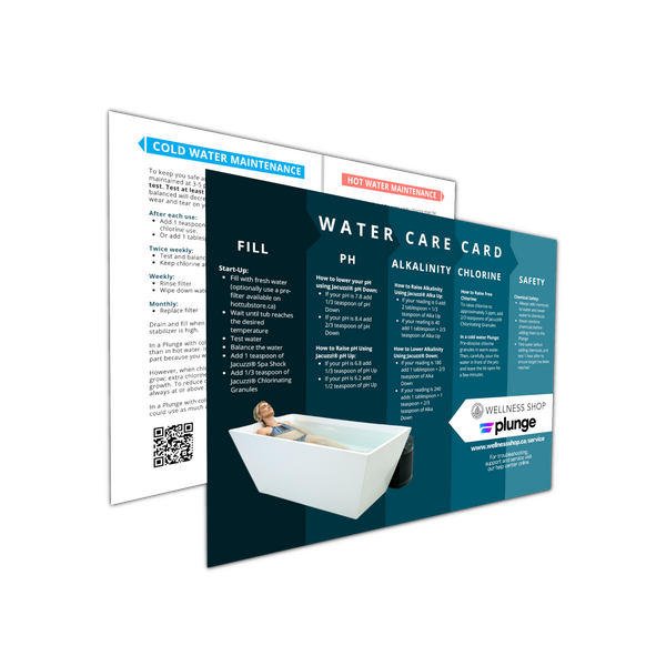 Cold Plunge Care Card