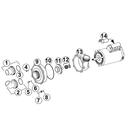 Seal Assembly: Mechanical Shaft – Jacuzzi J - Series (2009–Present) - Hot Tub Store