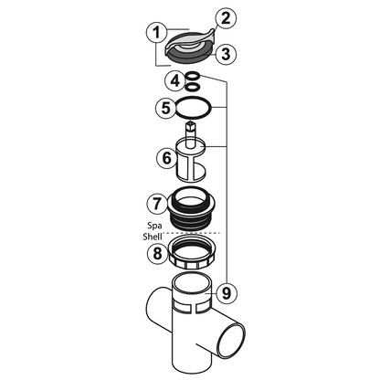Valve: Wall T - Valve – Jacuzzi J - 200 Series (2005–Present) - Hot Tub Store