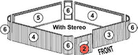 Thumbnail for 2011-2012 J-300 Synthetic Skirt Panels - Hot Tub Store