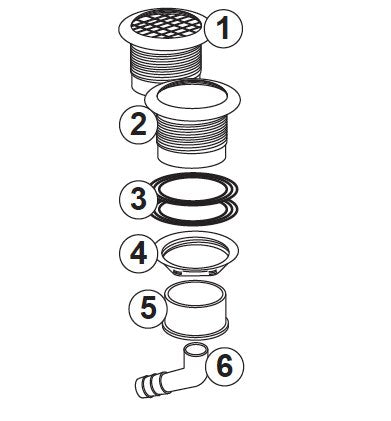 Suction Fittings: J-300 Series - Hot Tub Store