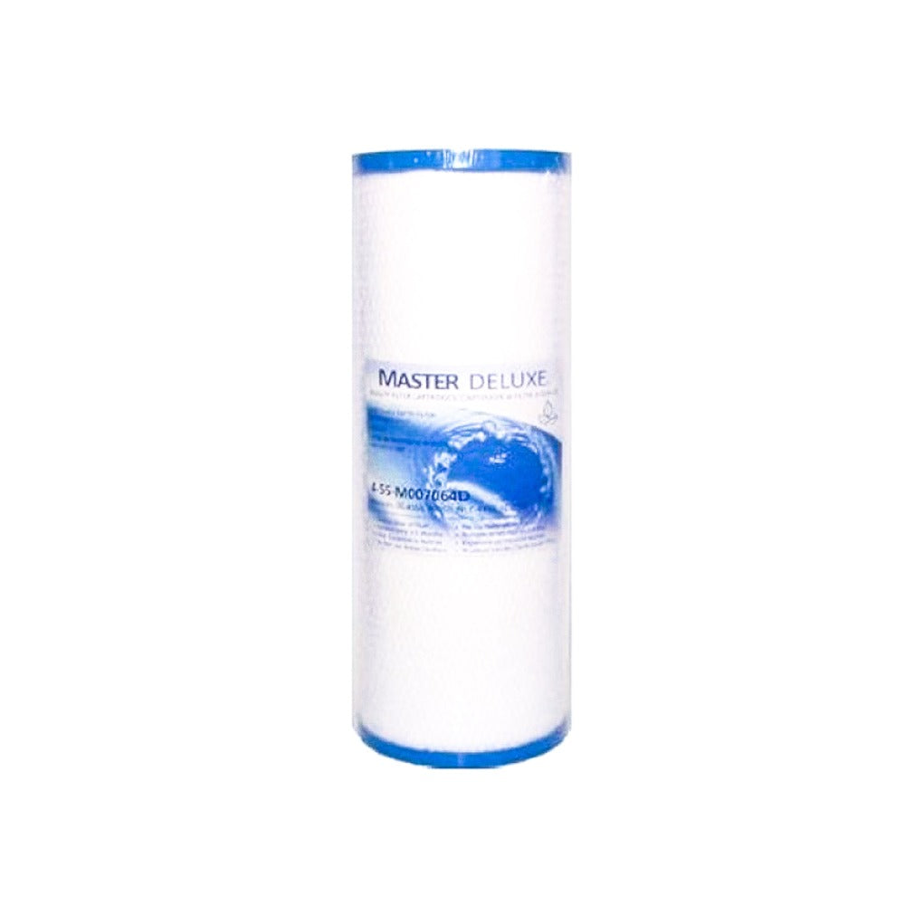Master Deluxe 4-55-M007064D MicroBlue Disposable hot tub filter.  Compatible with J-210™ and J-220™ (2005+), J-230™ (2005-2007), J-235™ and J-245™ (2012-2015).