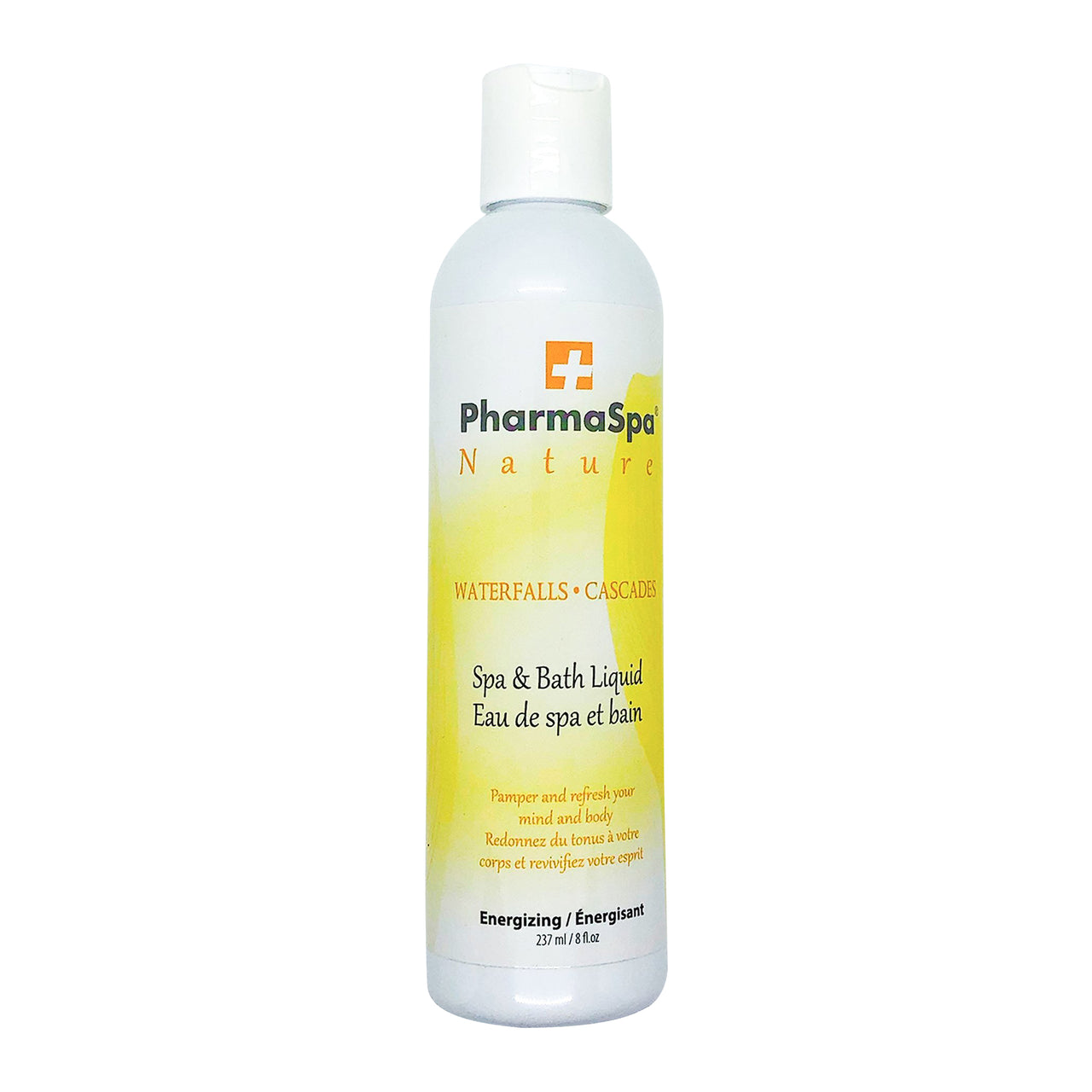 PharmaSpa Liquid Spa Fragrance Waterfalls scent. Aromatherapy fragrance for hot tubs and jetted baths.