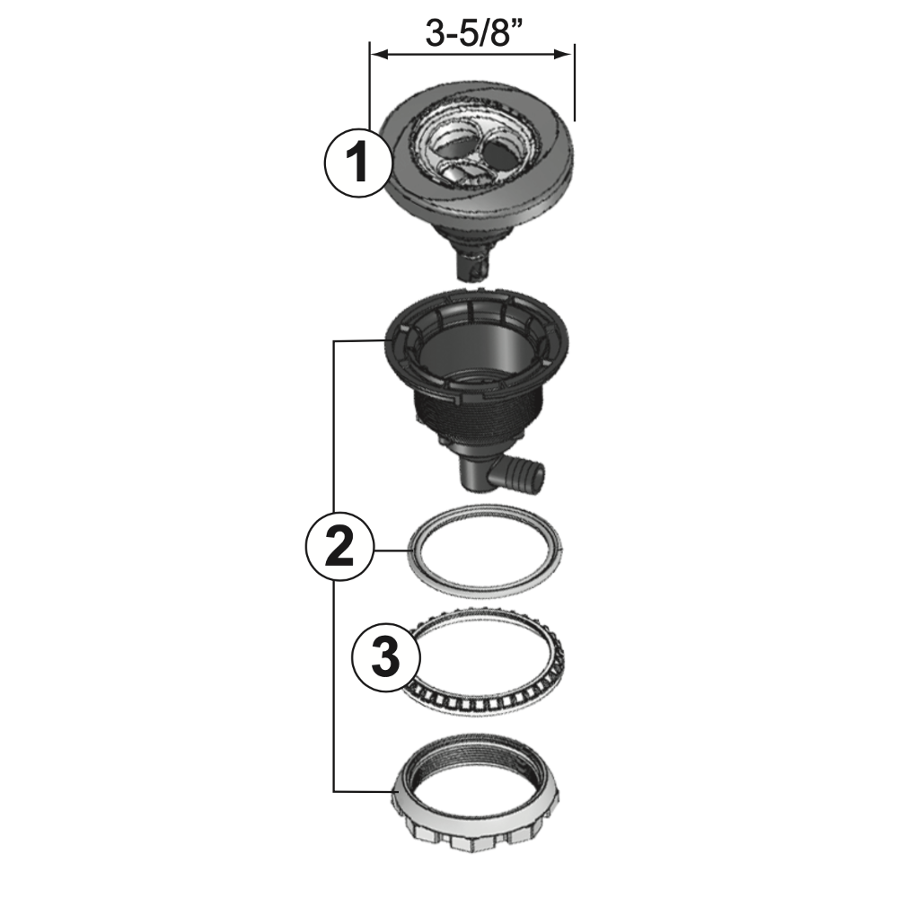 Jet Assemblies: PowerPro FXS Spinner Jet (10/2013+) - Hot Tub Store