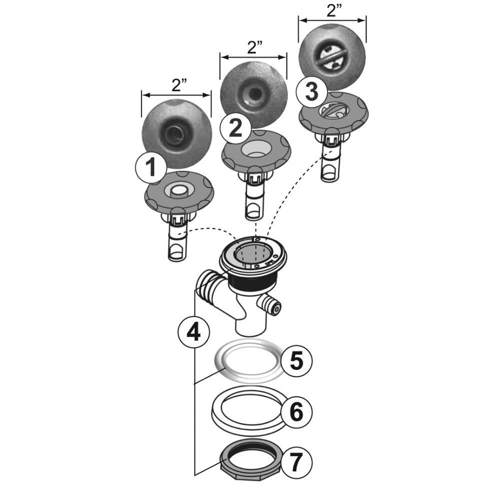 Jet Assemblies J-200 Assemblies - Hot Tub Store