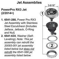 Thumbnail for Jet Assemblies: PowerPro RX3 Jet - Hot Tub Store