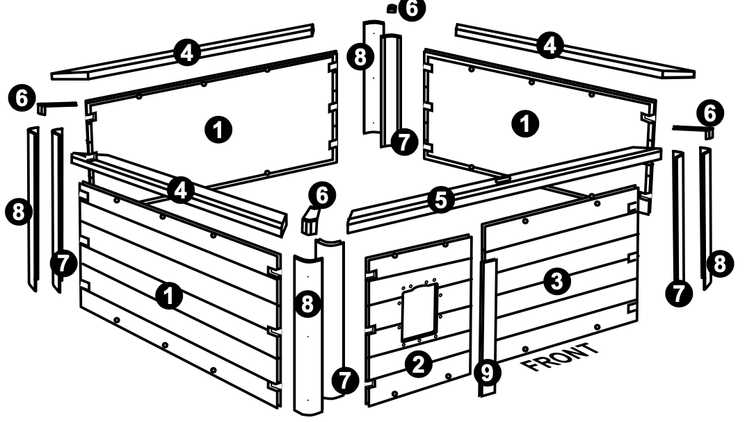 J-LX & J-LXL Synthetic Skirt Panels (2011+) - Hot Tub Store