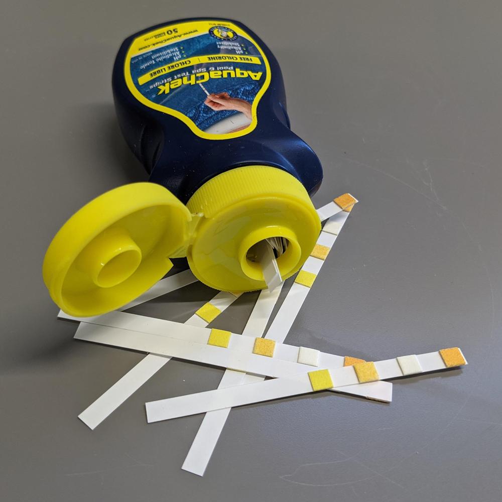 AquaCheck Chlorine Test Strips - Hot Tub Store