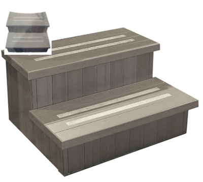 Step, Curved Charcoal Highwood