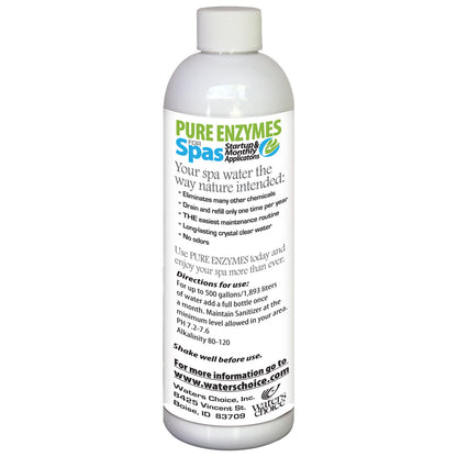 Waters Choice Pure Enzymes for Spas (monthly) - Hot Tub Store